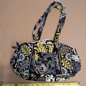 Vera Bradley Black and Yellow Floral Bag